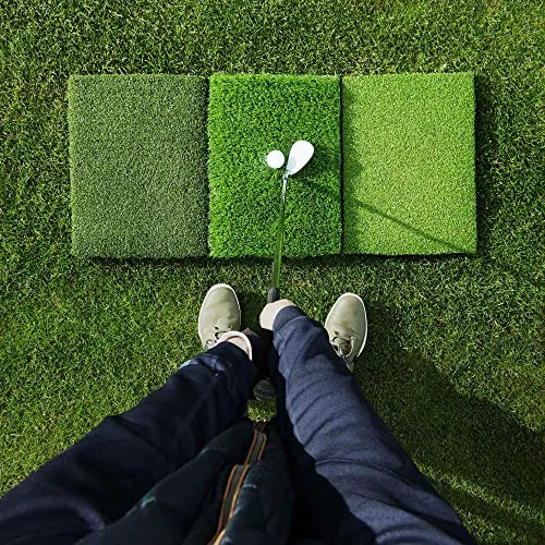 17x39 Inch Deluxe Golf Mats - 50 Wooden Tees Included