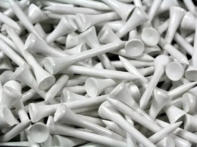 200 Golf Tees 2 1/8'' - Diverse Kleuren