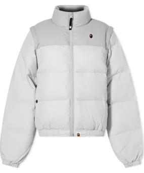 A Bathing Ape Women's Detachable Sleeve Puffer Jacket