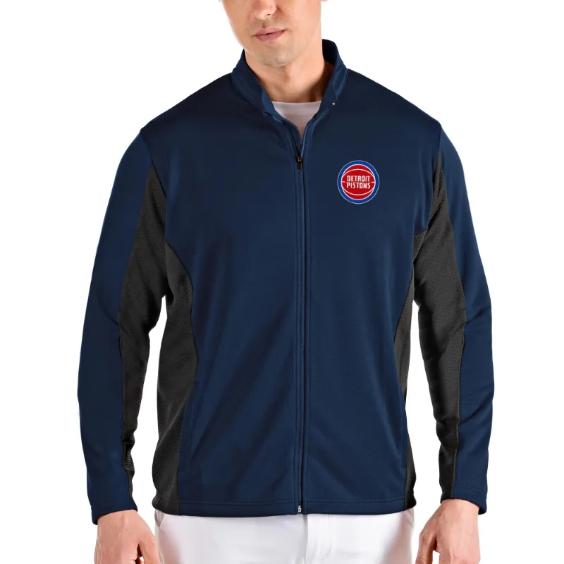 Alton Koepp Detroit Pistons Fleece Jacket - William Jacket