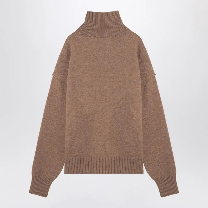 AMI DE COEUR BEIGE TURTLENECK