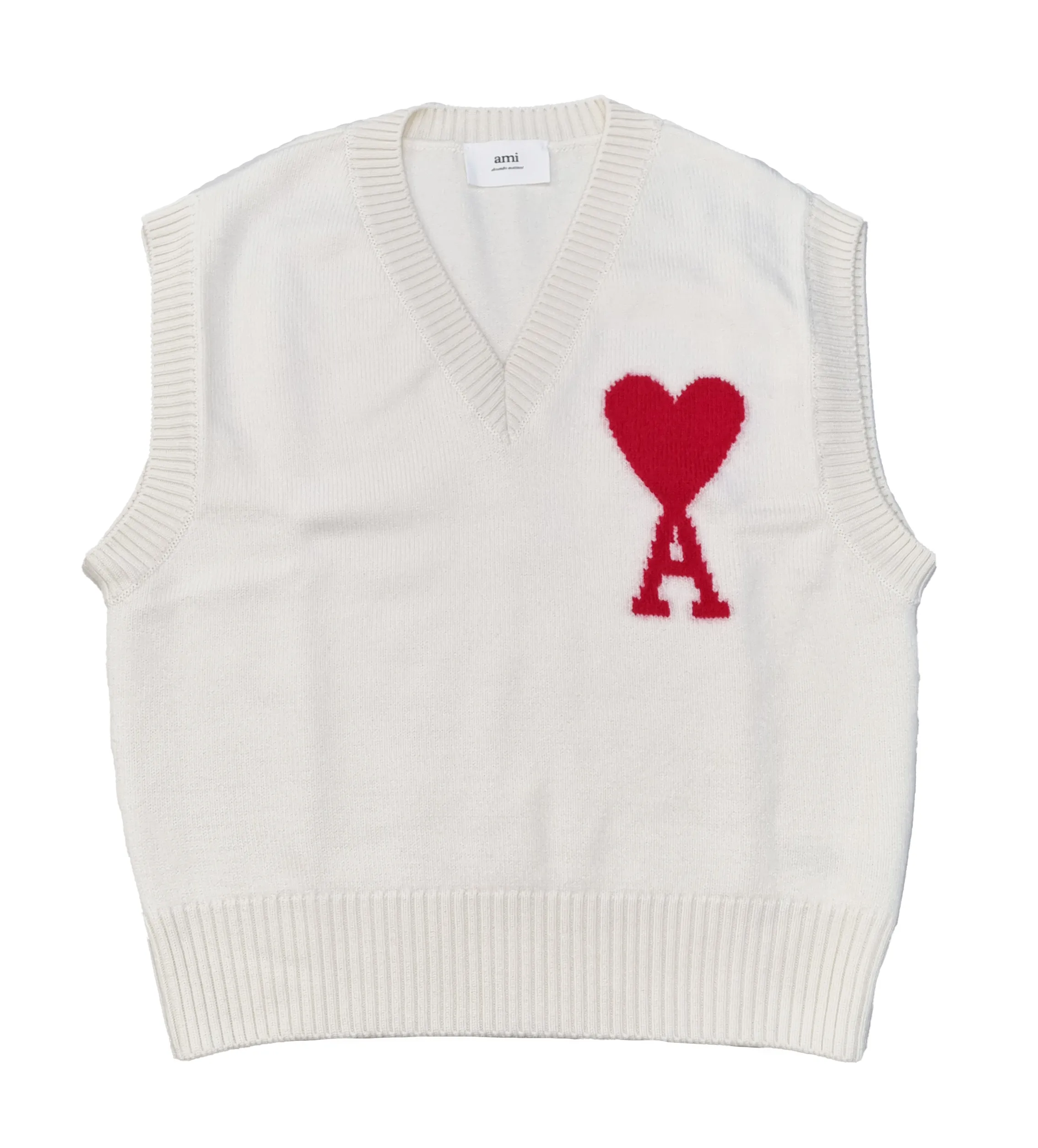 AMI PARIS  |Heart Unisex Street Style Logo Designers Sweaters