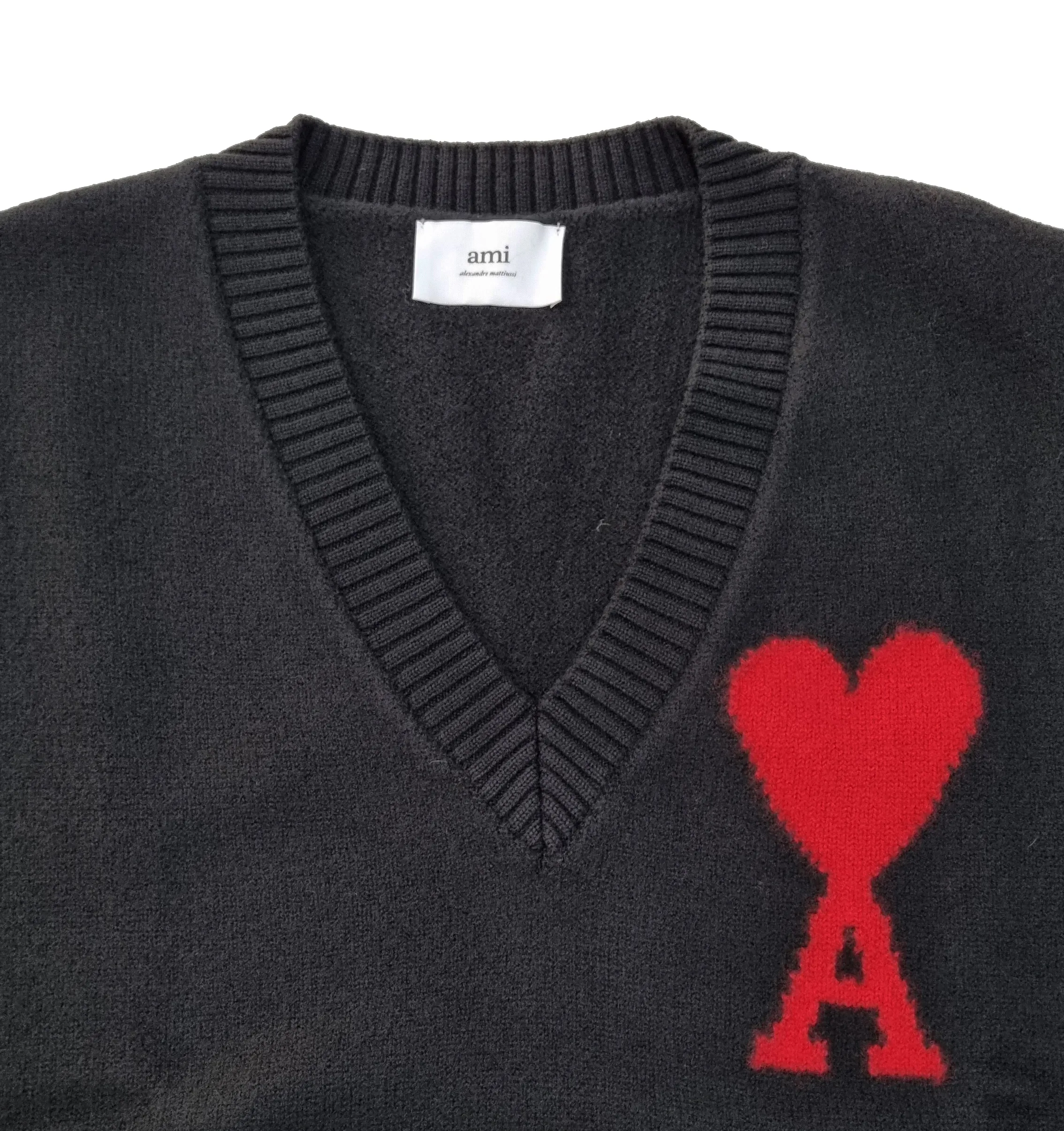 AMI PARIS  |Heart Unisex Street Style Logo Designers Sweaters