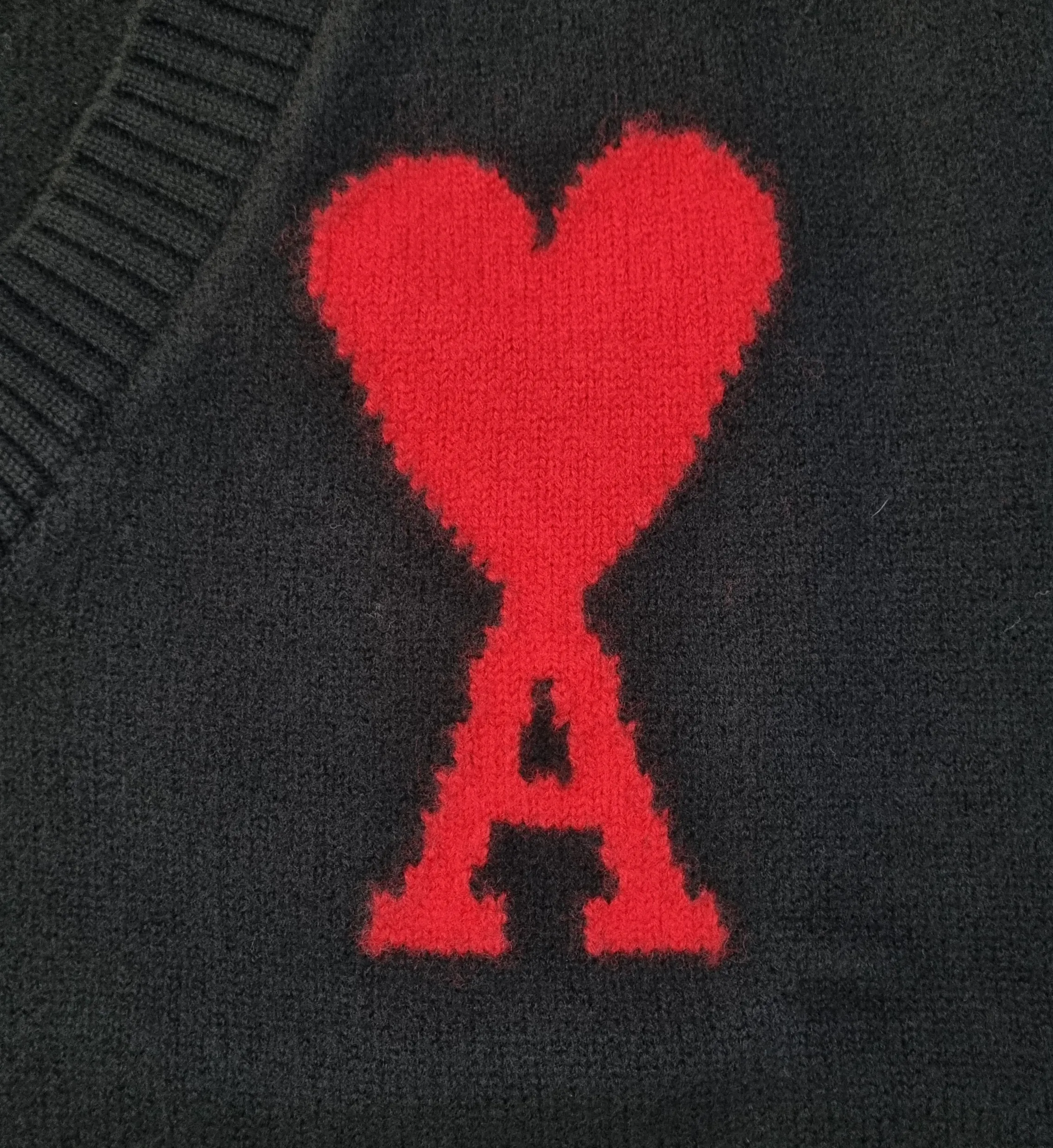 AMI PARIS  |Heart Unisex Street Style Logo Designers Sweaters