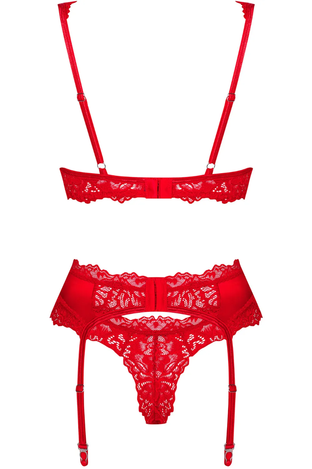 Amor Cherris Bra, Thong & Suspender