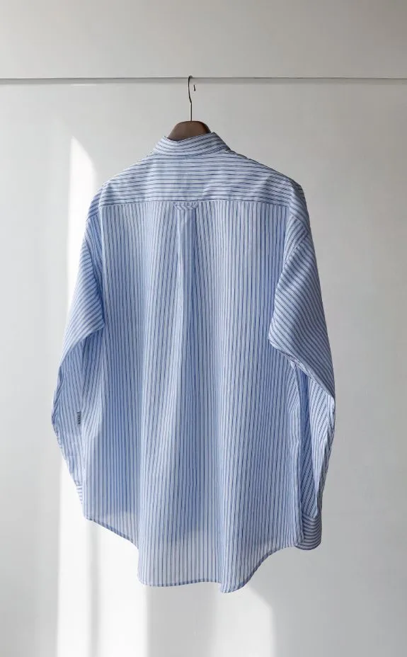 AVANDRESS  |Stripes Unisex Street Style Long Sleeves Plain Oversized