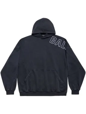 Balenciaga Sweat à capuche à logo imprimé