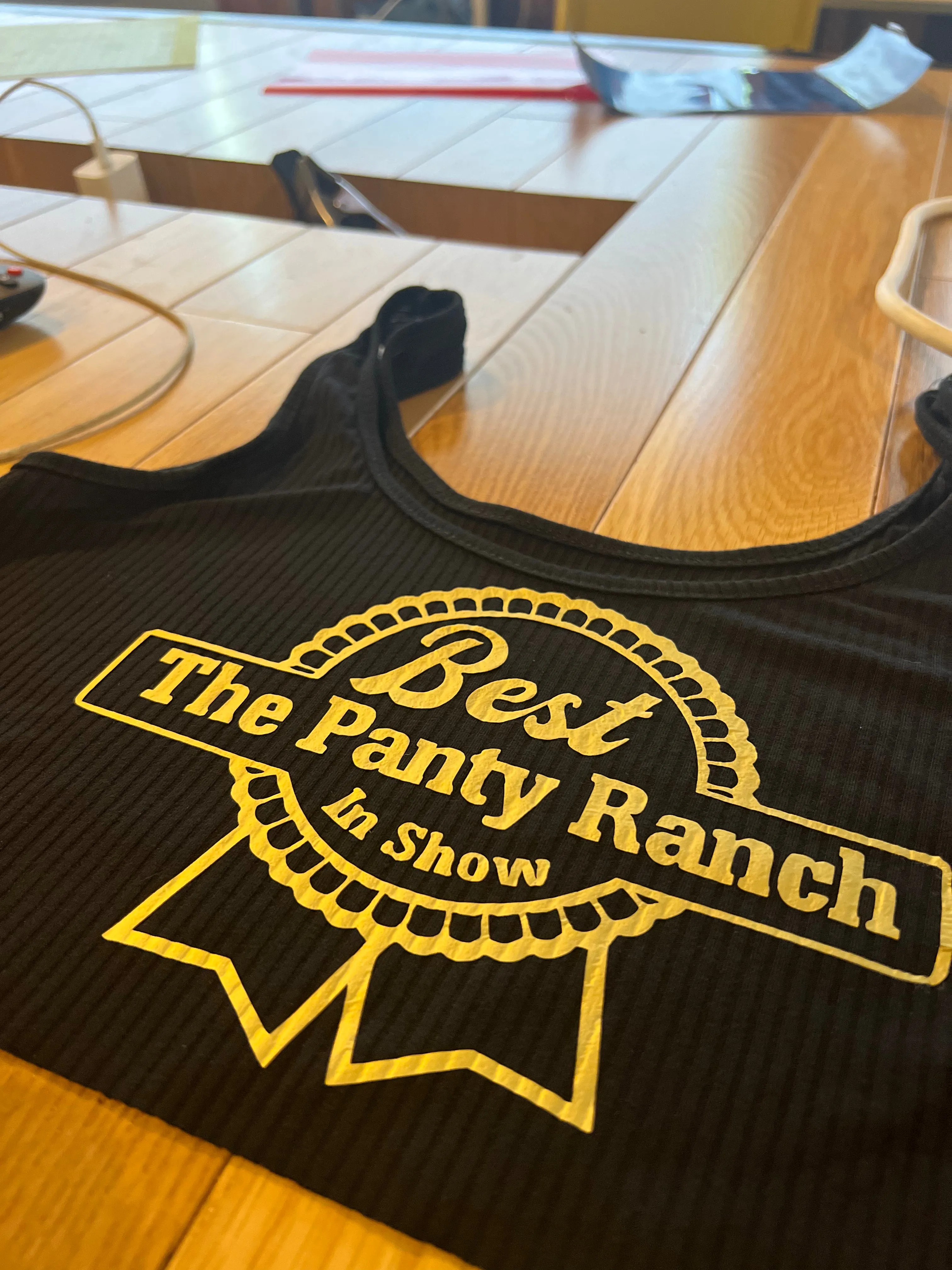 Best in Show Panty Ranch Tank - Gold