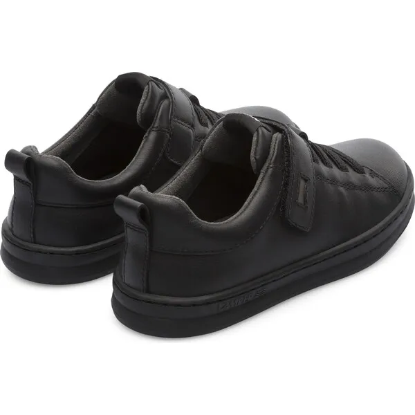 Camper Runner Four Velcro Sneaker, Black