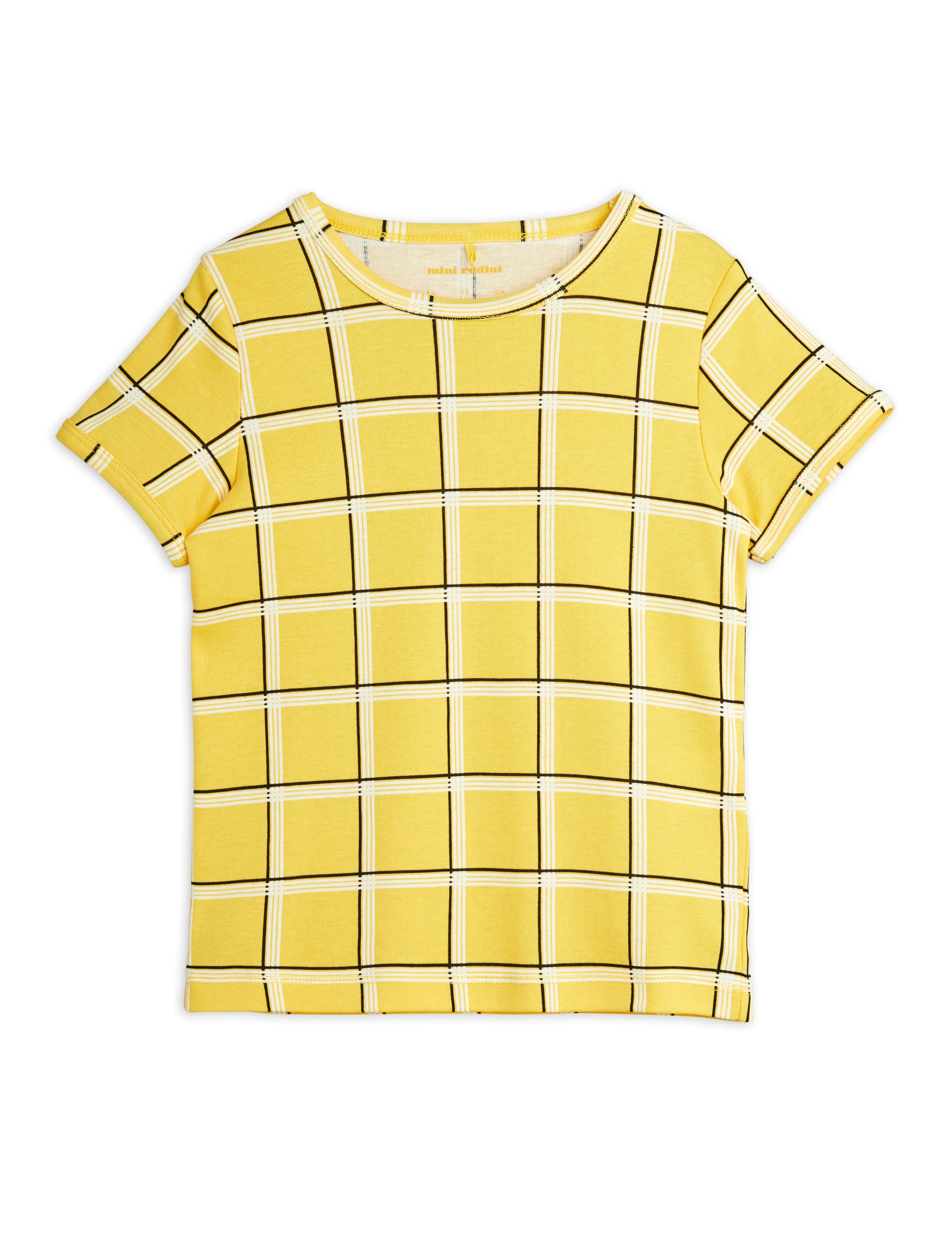 CEHCK SS TEE-YELLOW