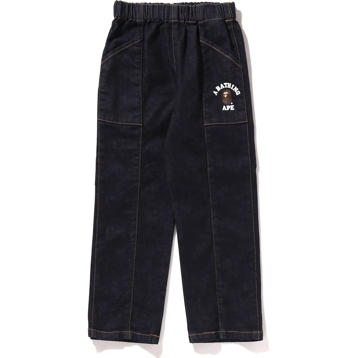 COLLEGE PANEL DENIM PANTS KIDS