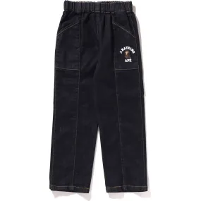 COLLEGE PANEL DENIM PANTS KIDS