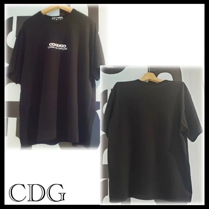 COMME des GARCONS  |Street Style Cotton Short Sleeves Logo Designers T-Shirts