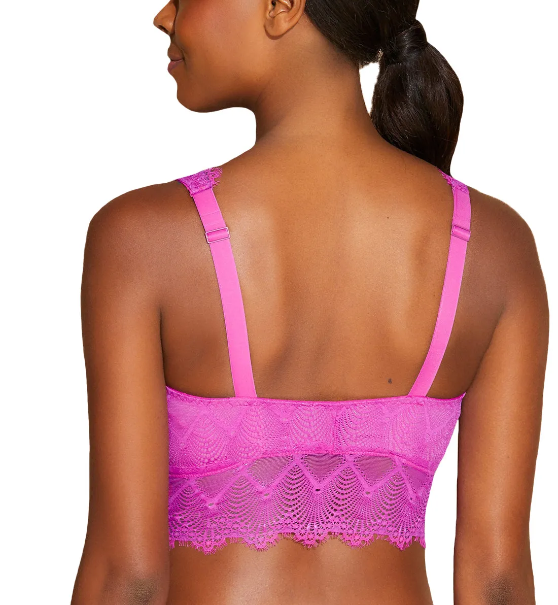 Cosabella Allure CURVY Plunge Bralette (ALLUR1322) - Cape Fuchsia