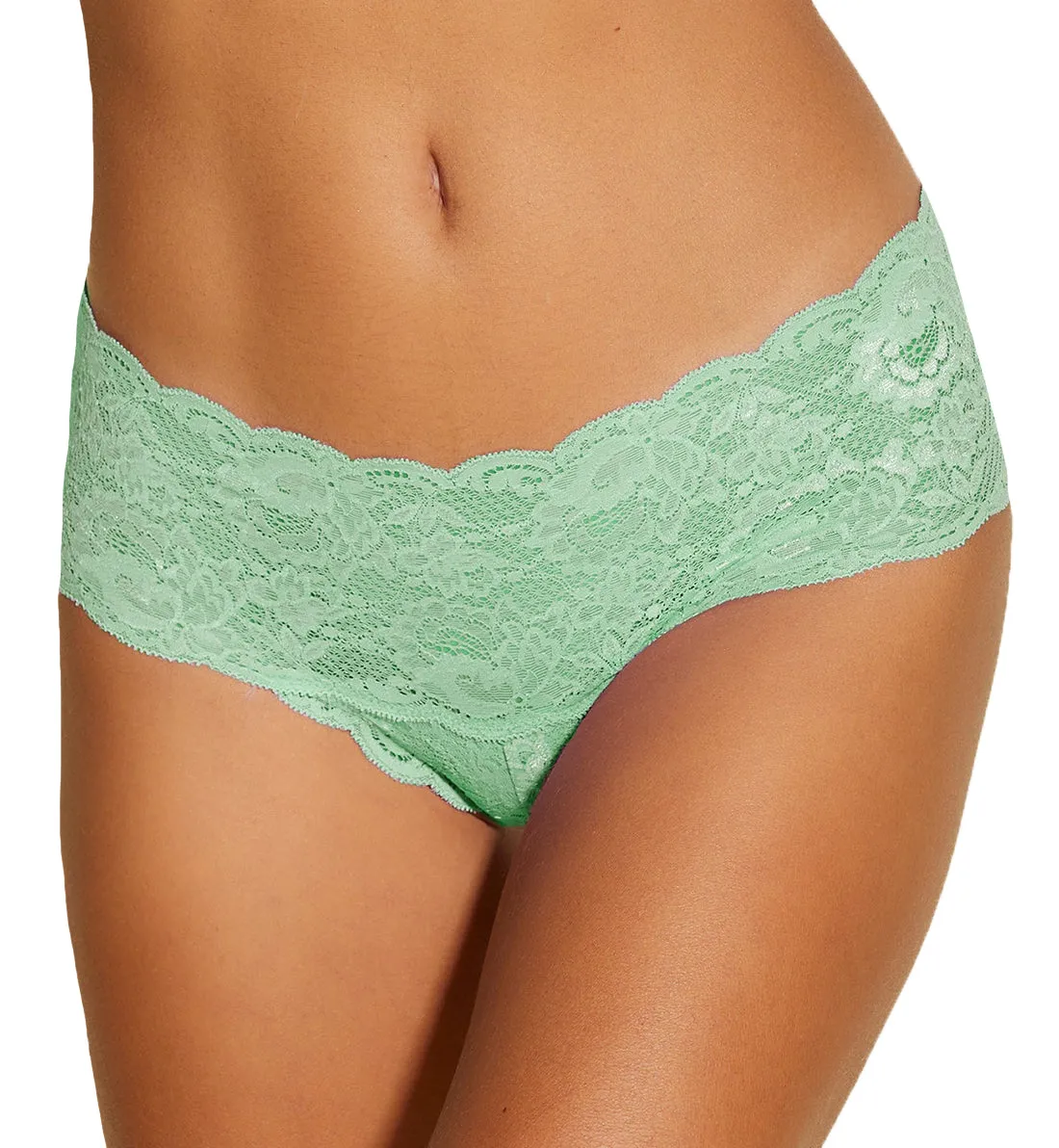 Cosabella Never Say Never Hottie Lowrider Hotpant (NEVER07ZL) - Ghana Green