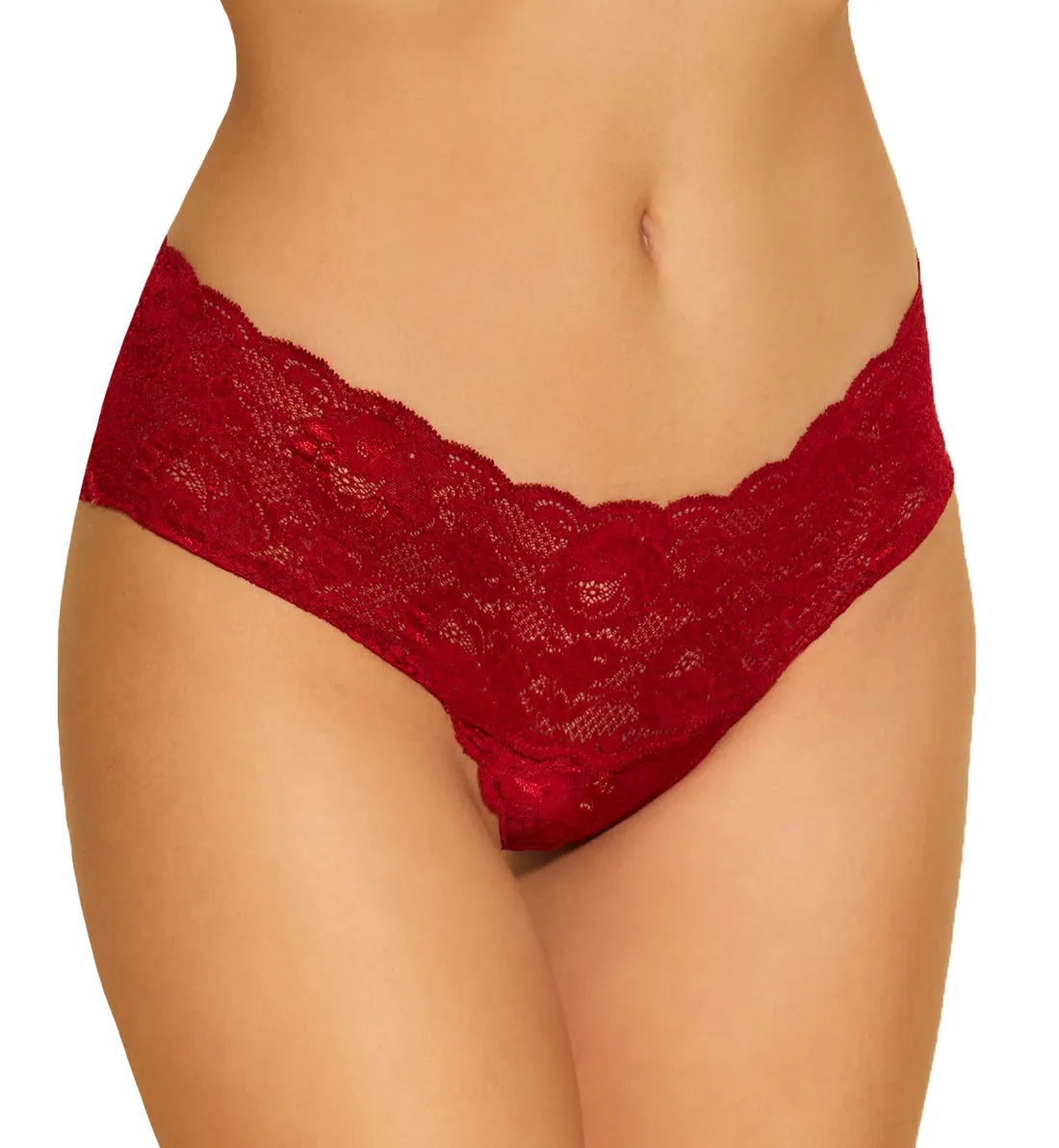 Cosabella Never Say Never Hottie Lowrider Hotpant (NEVER07ZL) - Sindoor Red