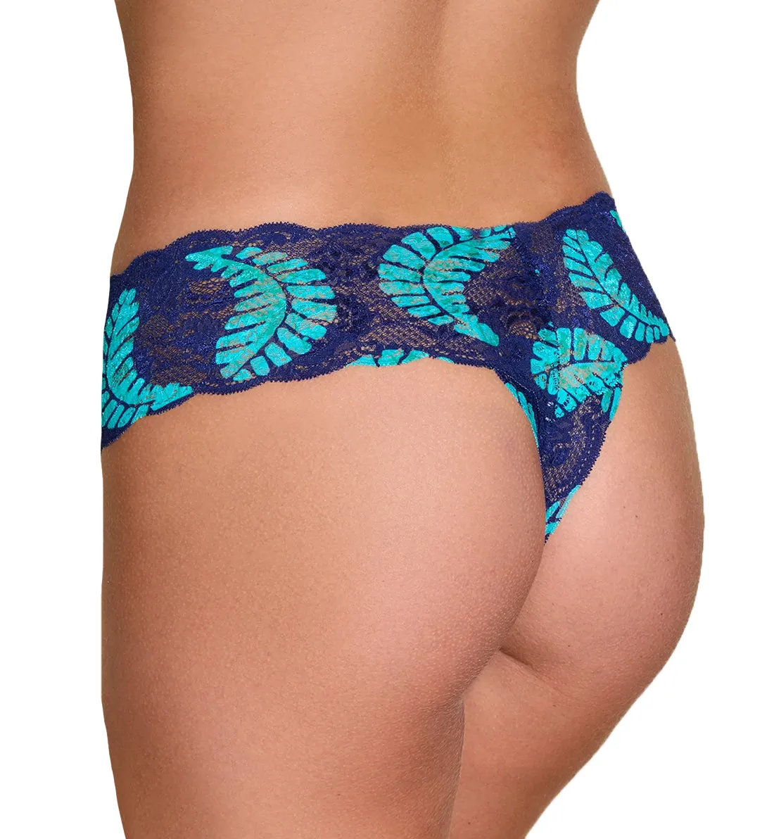 Cosabella Never Say Never Printed Comfie Thong (NEVEP0343) - Leaf