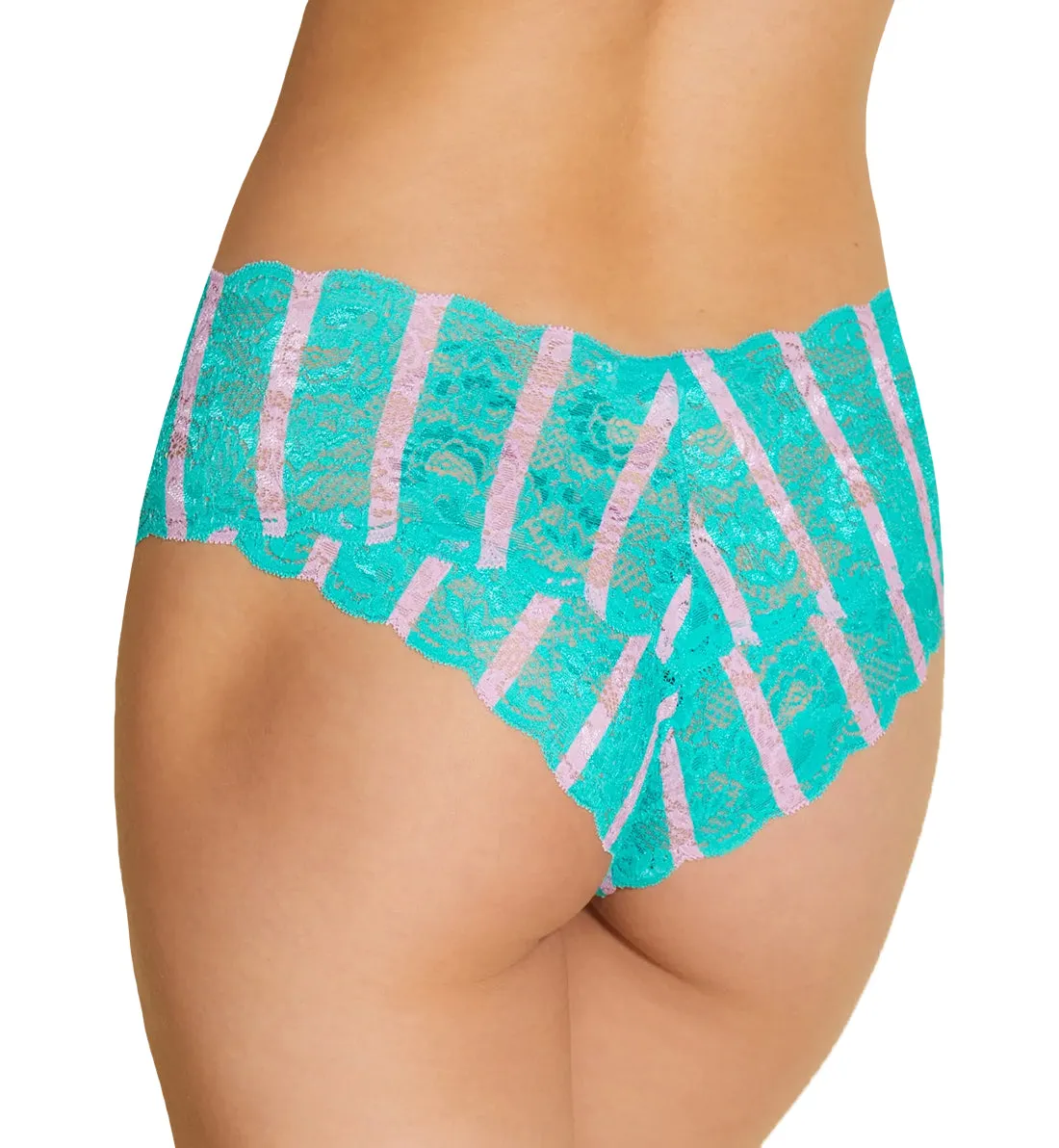 Cosabella Never Say Never Printed Hottie Lowrider Hotpant (NEVEP07ZL) - Andaman Stripe