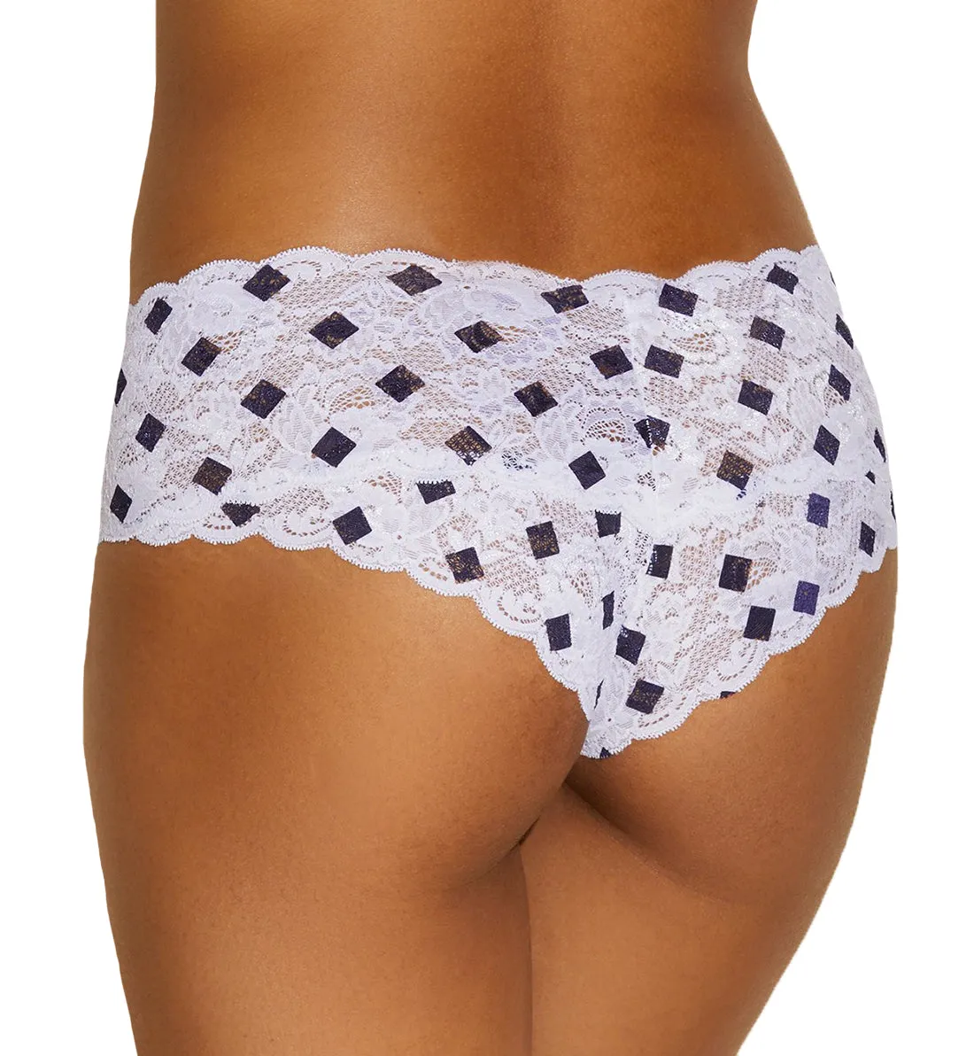 Cosabella Never Say Never Printed Hottie Lowrider Hotpant (NEVEP07ZL) - Diamond Navy