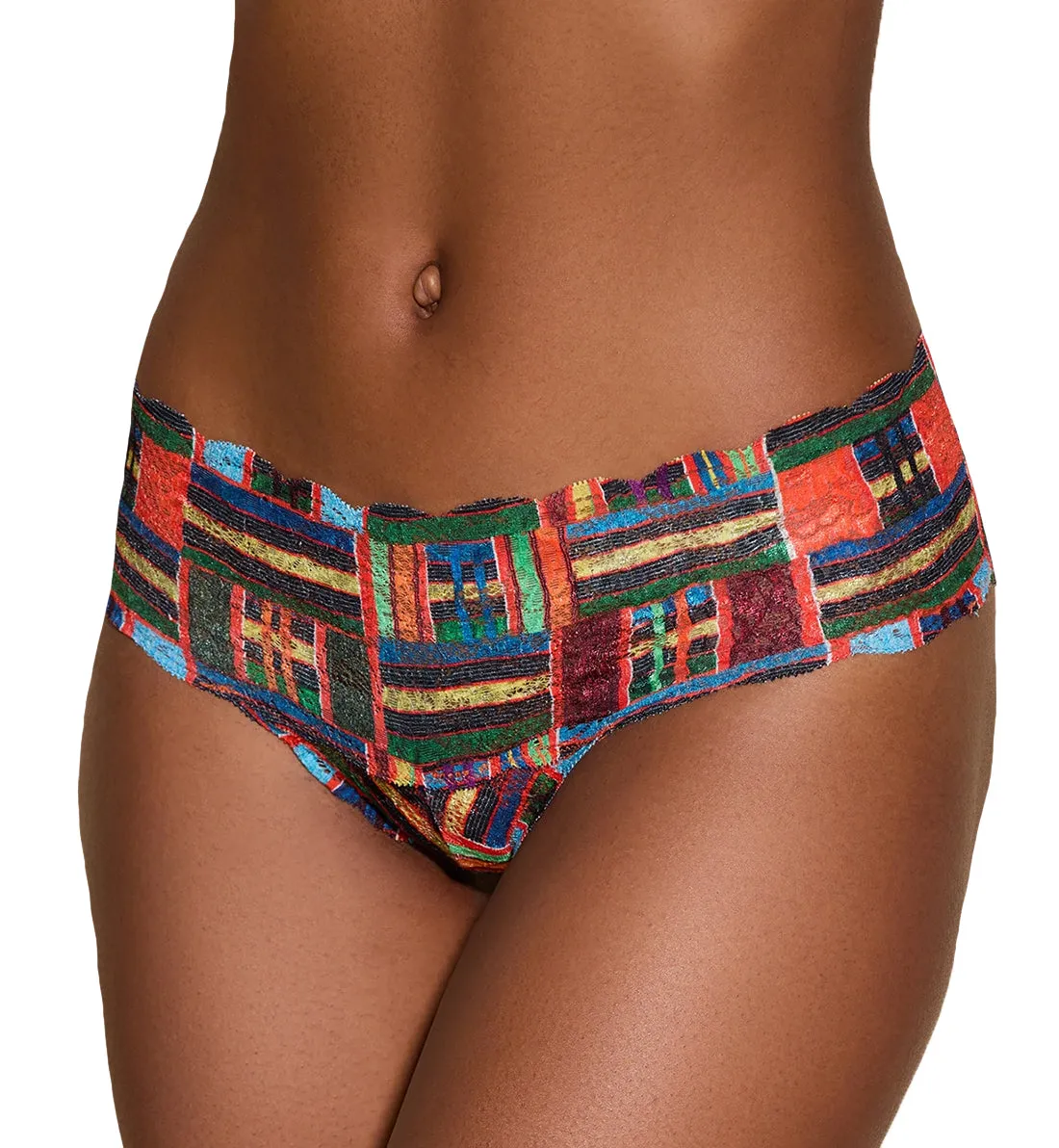 Cosabella Never Say Never Printed Hottie Lowrider Hotpant (NEVEP07ZL) - Kente