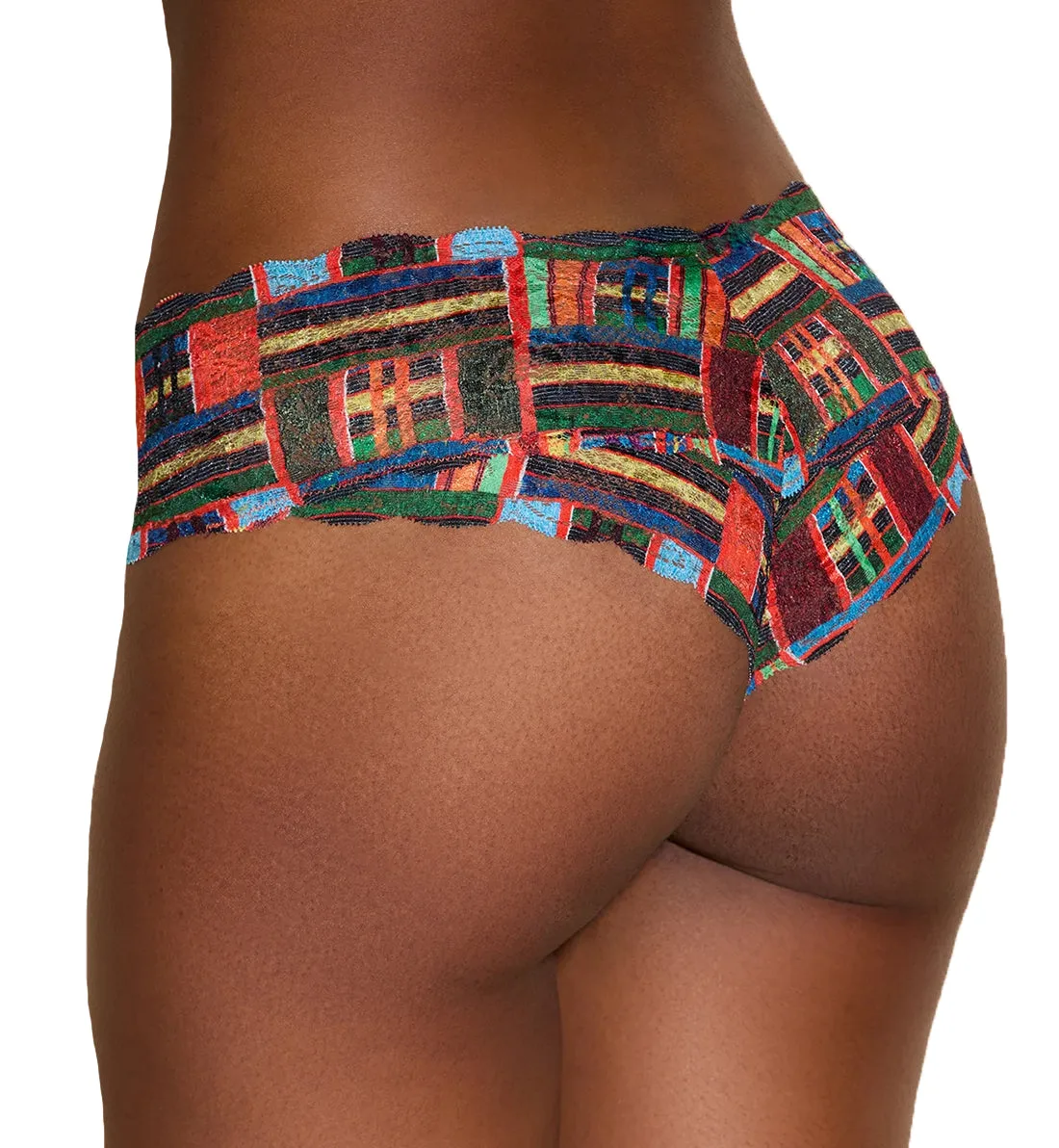 Cosabella Never Say Never Printed Hottie Lowrider Hotpant (NEVEP07ZL) - Kente