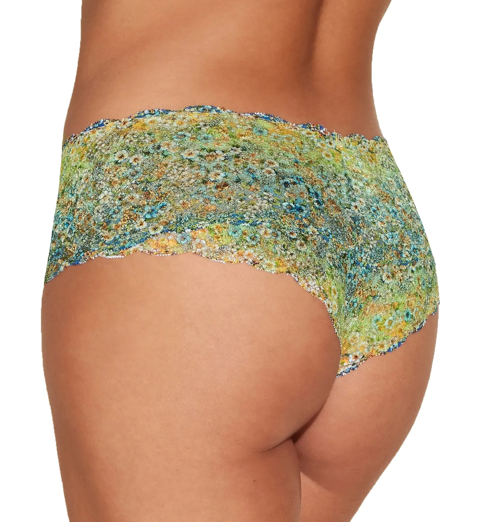 Cosabella Never Say Never Printed Hottie Lowrider Hotpant (NEVEP07ZL) - Ombre Fleur