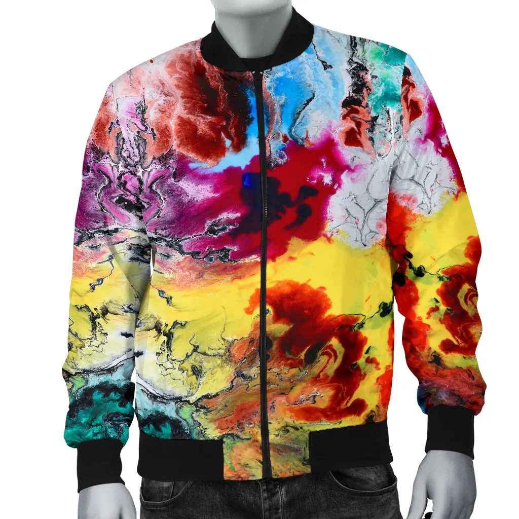 Cosmic Color Bomber Jacket