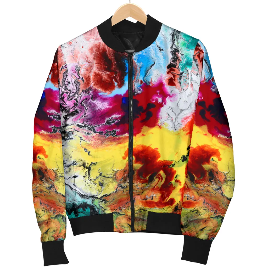 Cosmic Color Bomber Jacket