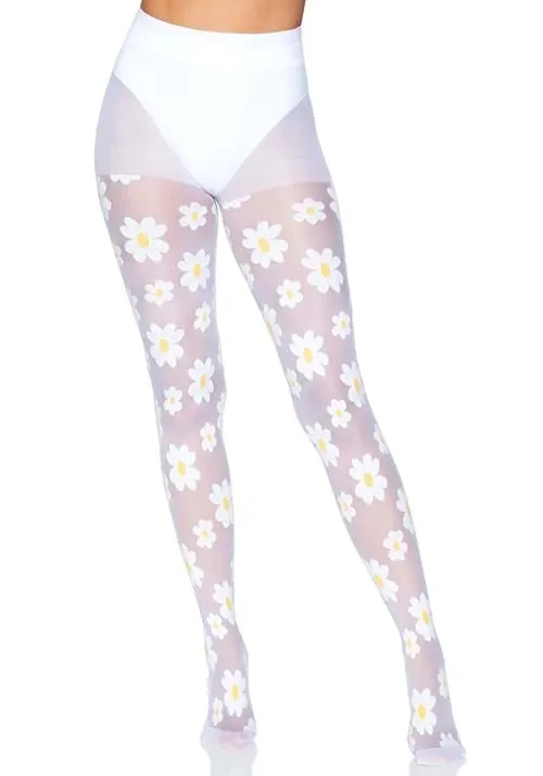 Daisy White Women's Tights