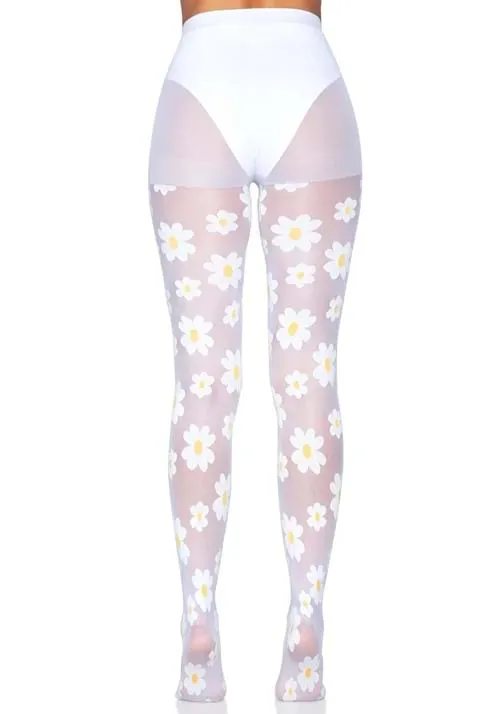 Daisy White Women's Tights