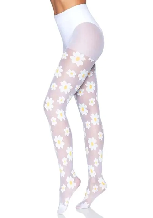 Daisy White Women's Tights