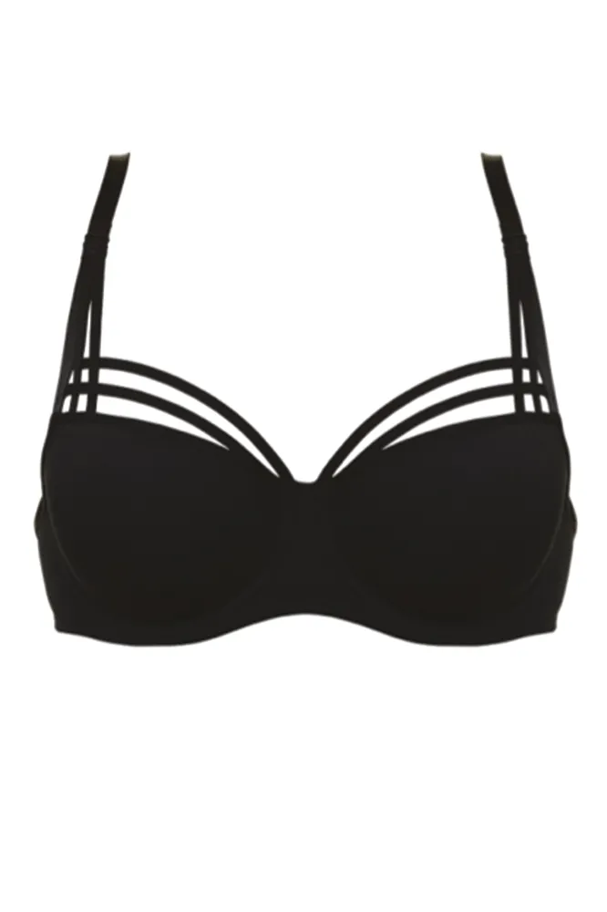 Dame de Paris Black Bra