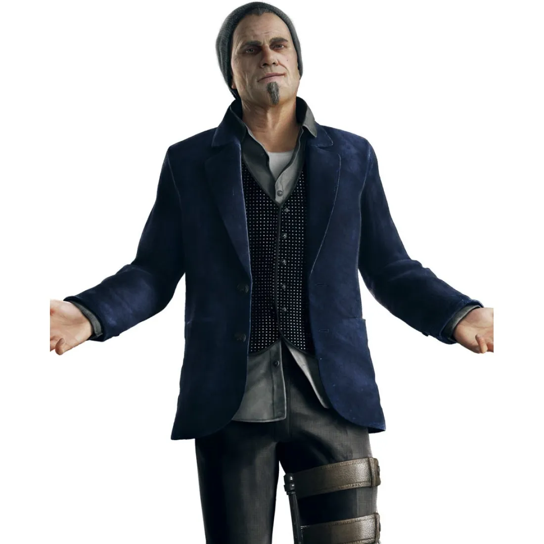 Damien Brenks Watch Dogs Blue Coat - Famous Jackets