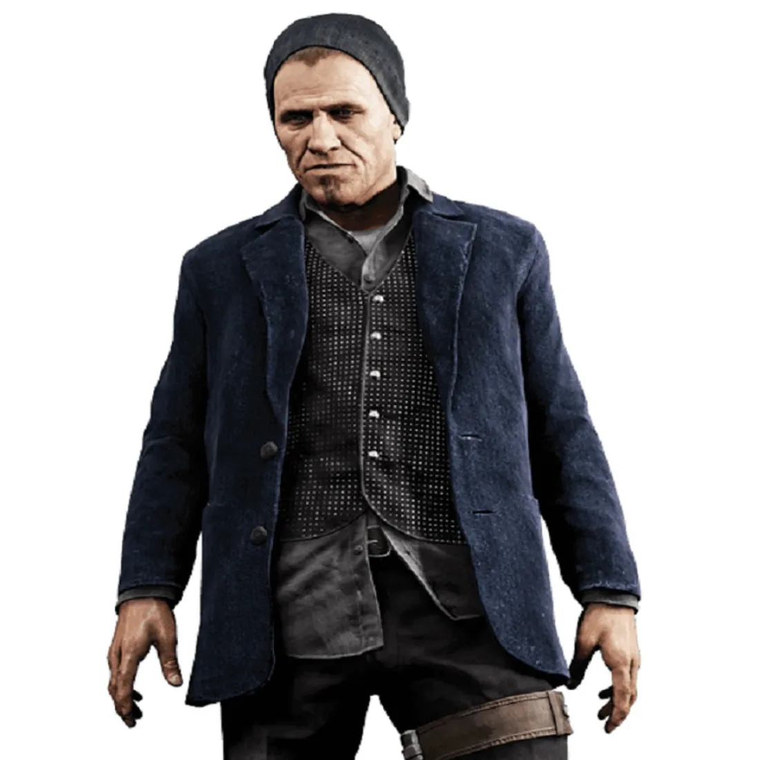 Damien Brenks Watch Dogs Blue Coat - Famous Jackets