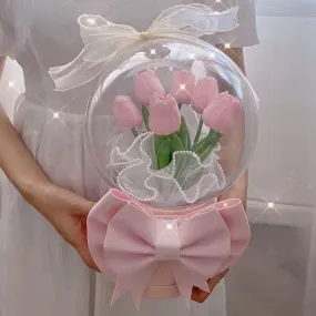 DIYTulip Bubble LED Flower Bouquet MK18585