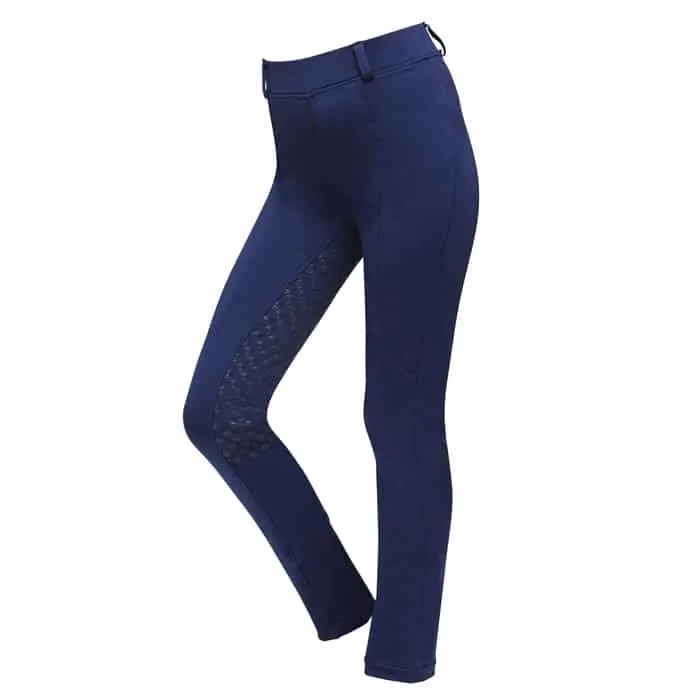 Dublin Childs Performance Cool-It Gel Riding Tights Navy | Ingatestone Saddlery