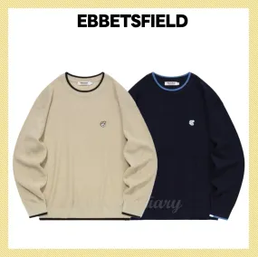 EBBETS FIELD FLANNELS  |Unisex Street Style Long Sleeves Logo Sweaters