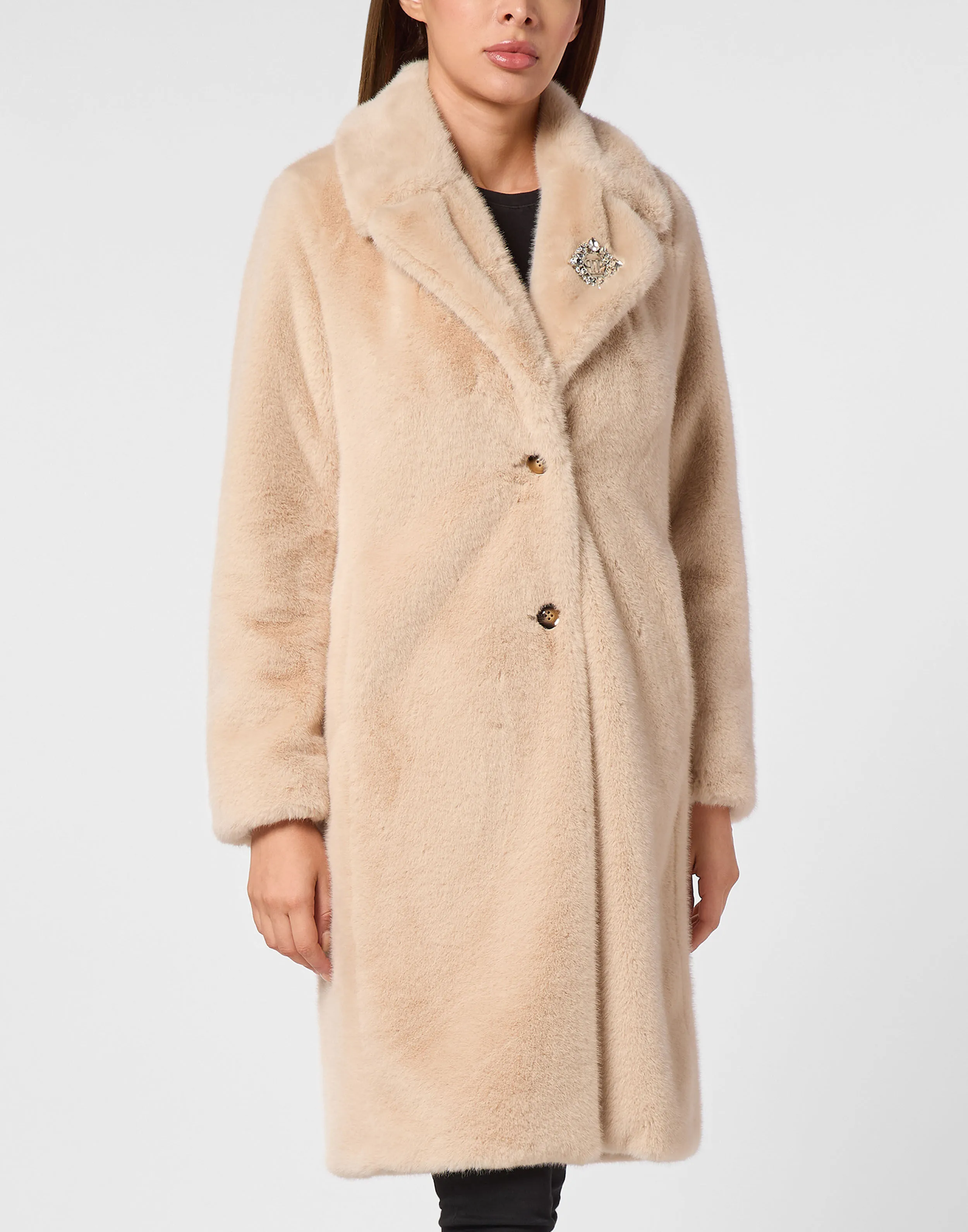 Eco Mink Long Coat