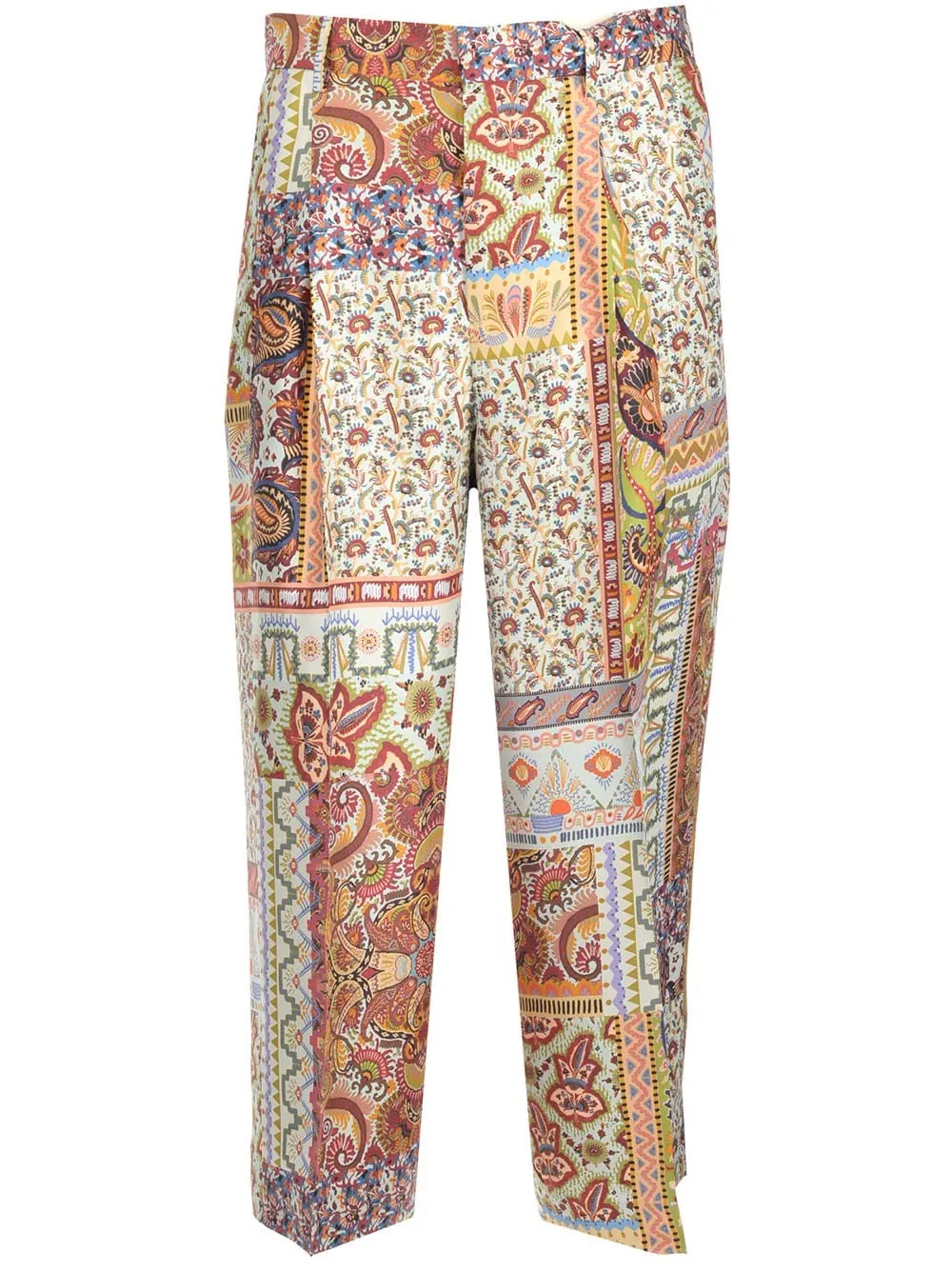 Etro Paisley Printed Cropped Pants