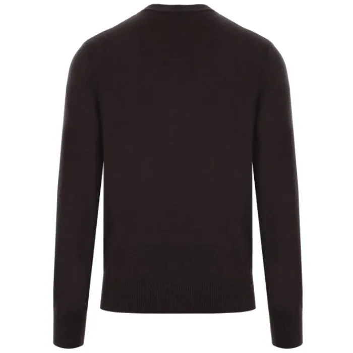 FENDI  |Crew Neck Monogram Long Sleeves Logo Luxury Sweaters