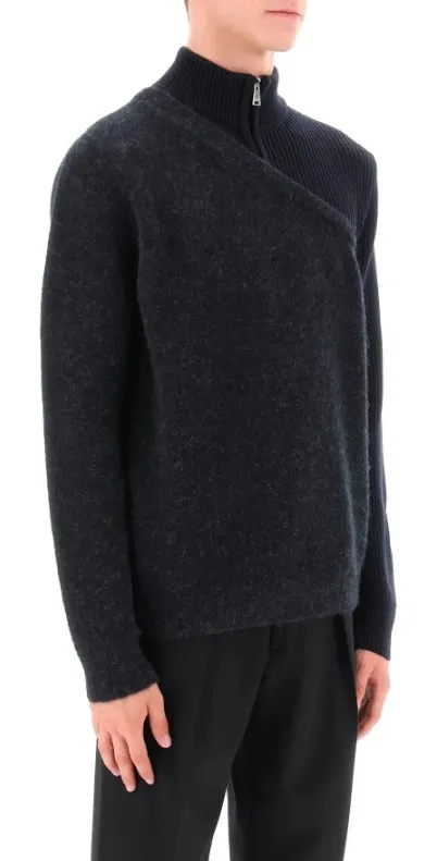 FENDI  |Crew Neck Wool Street Style Long Sleeves Logo Luxury