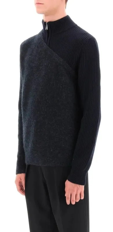 FENDI  |Crew Neck Wool Street Style Long Sleeves Logo Luxury