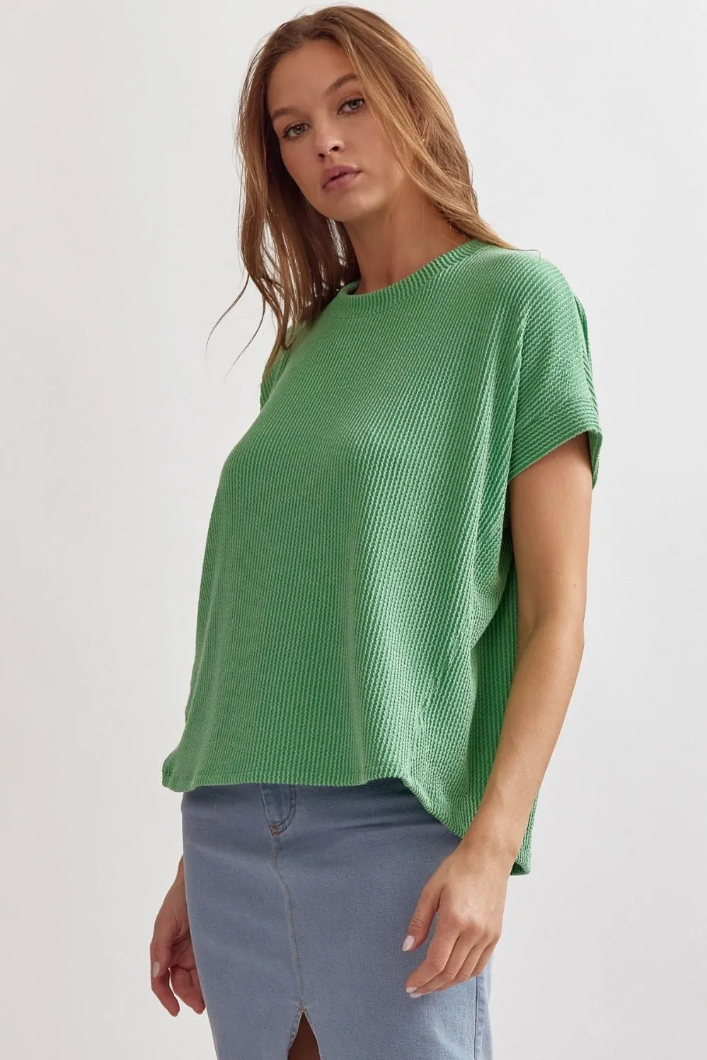 FINAL SALE - Oversized Ribbed Tees - 3 Colors!