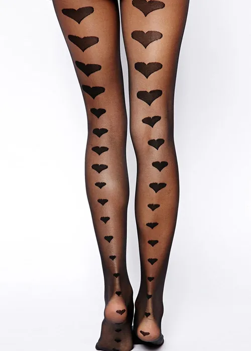 Gipsy Heart Backseam Tights ()