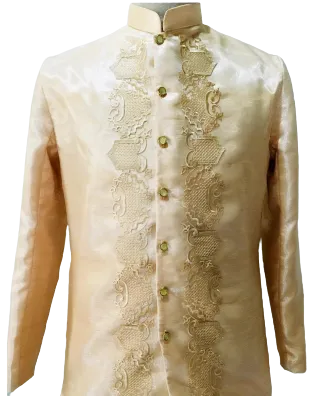 Golden Premium Barong Tagalog Coat - Piolo - JS7