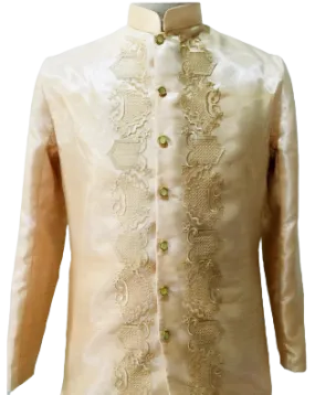 Golden Premium Barong Tagalog Coat - Piolo - JS7