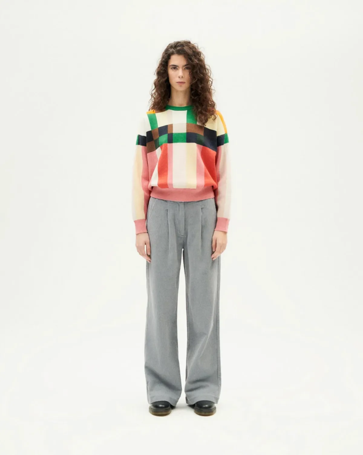 Grid Philis Sweater - Multicolor