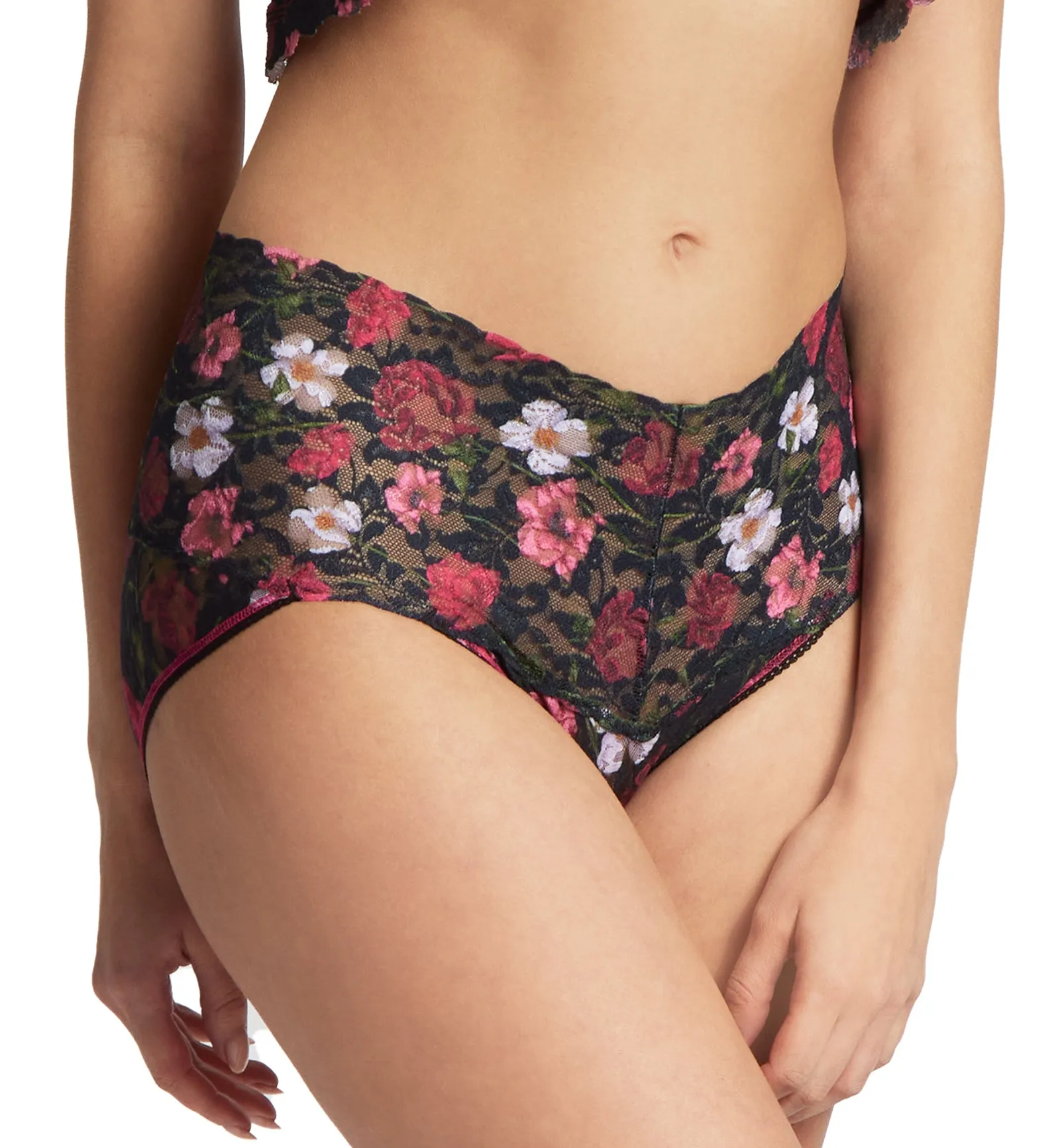 Hanky Panky Retro Lace Printed V-kini (PR9K2124) - Am I Dreaming