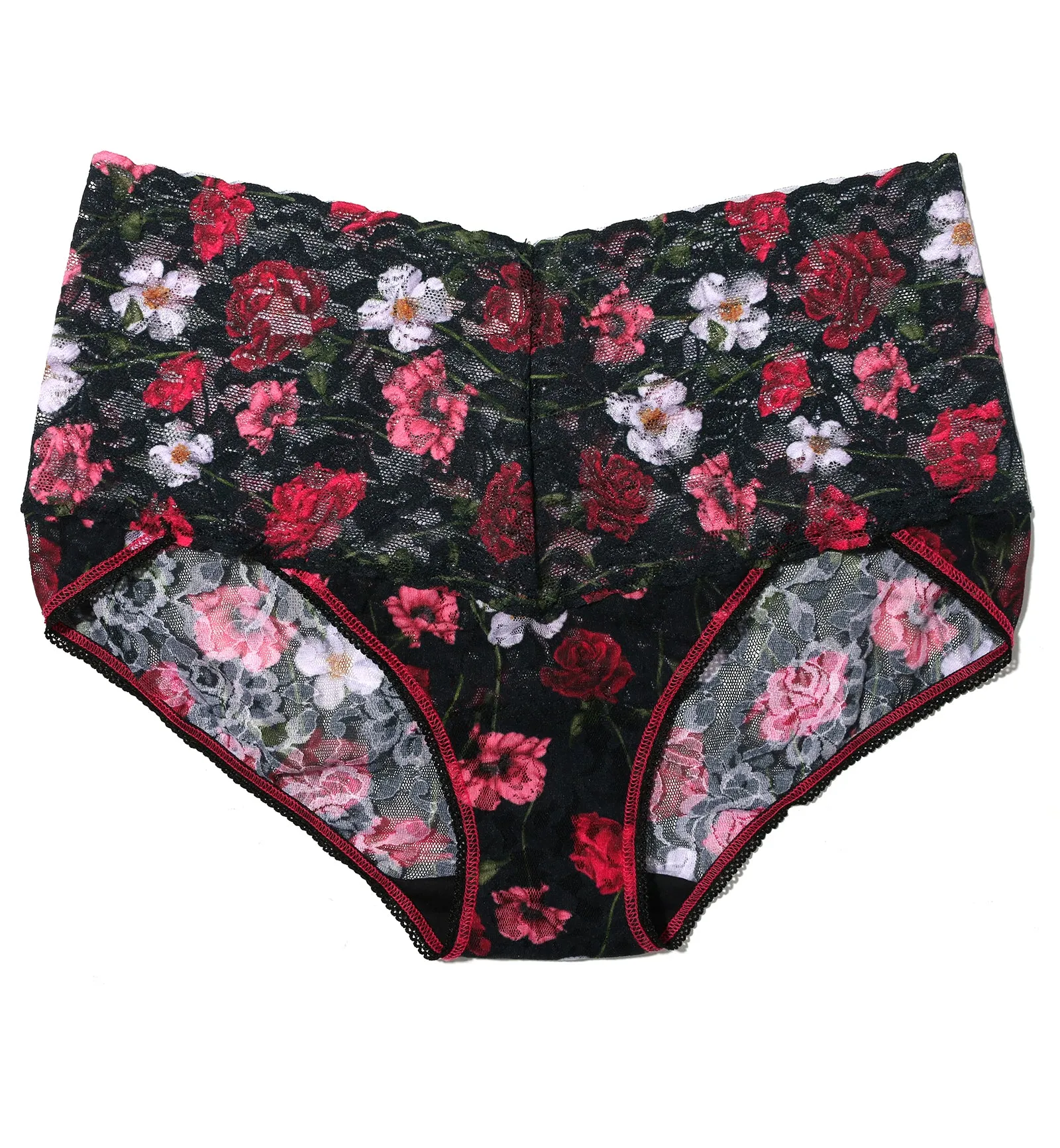 Hanky Panky Retro Lace Printed V-kini (PR9K2124) - Am I Dreaming