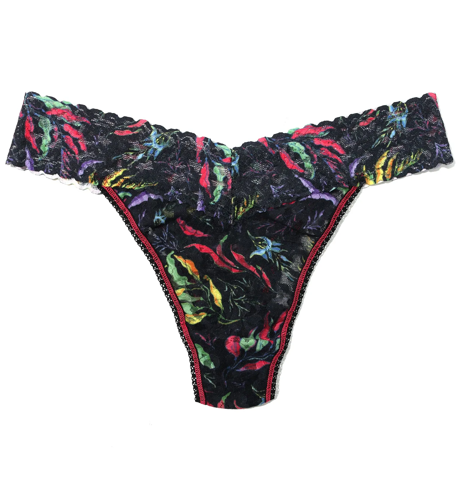 Hanky Panky Signature Lace Printed Original Rise Thong (PR4811P) - Floating